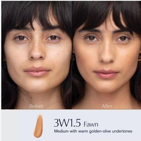 Estee Lauder Double Wear Stay-in-Place Foundation 3W1.5 Fawn - Picture 2 of 9